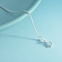 Novedades: Cadena de Serpiente de Plata de Ley 925 Sólida, Hecha a Mano, 0.8-1.5mm, Cadena de Hueso para Collar, Joyería Marca SR, Modelo SRD069