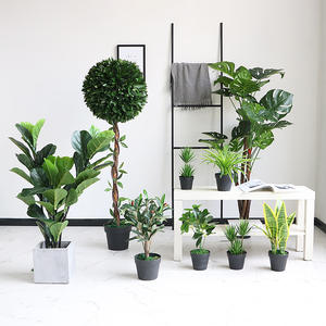 Plantas artificiales de aloe <span class=keywords><strong>vera</strong></span> <span class=keywords><strong>en</strong></span> maceta, decoración para el hogar con maceta de alta calidad, venta al por mayor - Product Image 6
