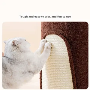 Tempat Tidur Kucing, Papan Garukan Kucing, Tong <span class=keywords><strong>Sisal</strong></span> Multifungsi, Menara Garukan Besar, Tempat Panjat Kucing - Product Image 3