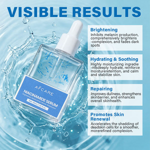 Sérum pour le visage à la niacinamide de haute qualité, vitamine <span class=keywords><strong>C</strong></span>, acide hyaluronique, sans paraben, hydratant, anti-taches, éclaircissant - Product Image 1