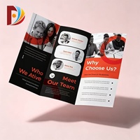 Conception personnalisée, impression de menus de restaurant pliés en trois, impression publicitaire sur papier, service d'impression de brochures format A4