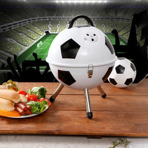 เตาถ่านพกพาแบบพับได้ รุ่น Soccer Style น้ำหนัก 2.1 กก. ทำจากโลหะ ขนาดเล็ก สำหรับปิ้งย่างกลางแจ้ง ใช้ในบ้านหรือแคมป์ปิ้ง สำหรับ 3-5 คน ใช้งานได้หลากหลาย รุ่น BQ17 - Product Image 5