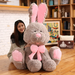 Bán Buôn Đáng Yêu Thiết Kế Tùy Chỉnh Thỏ Búp Bê Sang Trọng Nhồi Bông <span class=keywords><strong>Bunny</strong></span> Đồ Chơi Màu Xám Bonnie <span class=keywords><strong>Bunny</strong></span> Đồ Chơi Sang Trọng Dài Tai Thỏ Ngày Valentine - Product Image 6