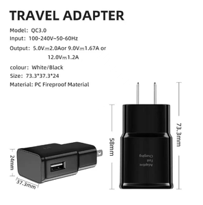 15W Charger QC3.0 US/EU/<strong>UK</strong> Fast Charging Compatible USB Plug Smart Houseware>>Smart Home Products - Product Image 6