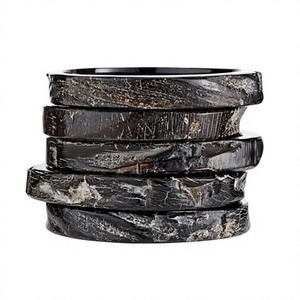 Bracelets de luxe faits à la main en corne de buffle écologiques pour hommes - Bijoux de fête et de fiançailles d'Inde - Product Image 1