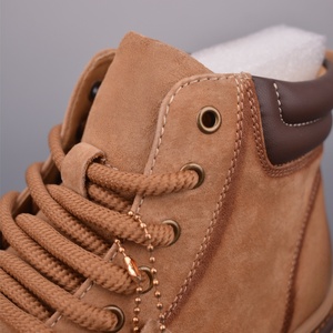 Botas de Diseño Personalizadas con Forro de Cuero, Cómodas y Antideslizantes, Botas de Senderismo con Cordones para Hombre - Product Image 6