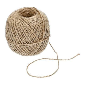Ficelle en jute naturelle écologique, cordon en fibre biodégradable durable pour l'emballage, l'artisanat, le jardinage, l'agriculture et l'industrie - Product Image 1