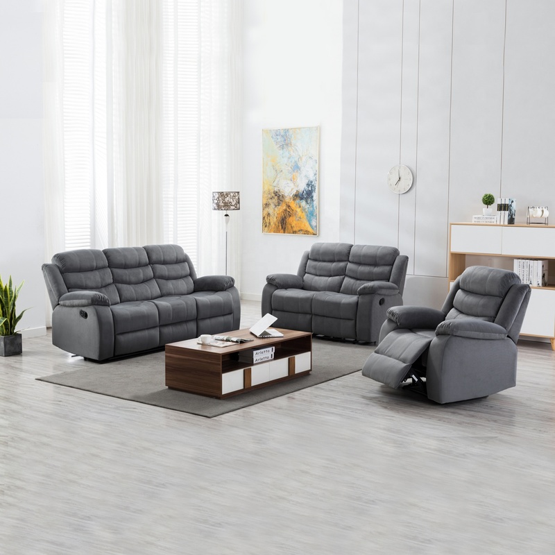 CY Handsome Sofa and Loveseat Recliner