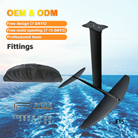 Vente directe d'usine F15 carbone aile avant électrique portable cerf-volant planche de Surf pour jeu d'eau planche à voile Sup hydroptère conseil accessoire