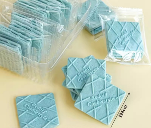 Biscuits carrés de 150g pour la décoration de gâteaux, garniture pour yaourts, cupcakes, desserts et pâtisseries, parfaits pour les fêtes - Product Image 5