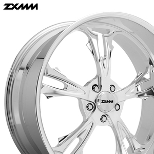 Roues de voiture monobloc ZXMM 16 18 20 <span class=keywords><strong>22</strong></span> 24 26 pouces 5X114.3 roue en alliage d'aluminium forgé sur mesure jante tout-terrain roue concave profonde - Product Image 5