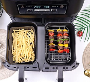 Neues Air Fryer Zubehör 8,5 Zoll Silikon Liner Pot & Metal Racks im Kit Pack für Ninja Dual Air Fryers AF300UK - Product Image 3
