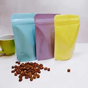 Bolsa con Cierre Zip de Diseño Popular en Color Macaron para Empaque de Joyería, Bolsa Pequeña Doypack para Granos de Café, Cereales y Alimentos Secos - Product Image 4