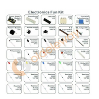 Kit de Démarrage de Projet DIY de 830 Pièces, Ensemble de Composants Électroniques pour l'Éducation et les Cartes Maker, Inclut un Kit Maker avec Platine d'Essai R3