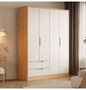 Armario <span class=keywords><strong>de</strong></span> Almacenamiento para Dormitorio, Moderno, Simple, Económico, <span class=keywords><strong>de</strong></span> Madera Sólida, Ensamblado, para <span class=keywords><strong>Alquiler</strong></span> - Product Image 2