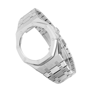 ชุดนาฬิกาแฟชั่น G-shoc <span class=keywords><strong>kga</strong></span> 2100 A-P การปรับเปลี่ยนตัวเรือนสแตนเลสสายนาฬิกาอุปกรณ์เสริม - Product Image 4