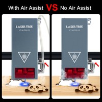 LASER TREE 4LDS-V2 Module graveur laser à puissance optique 20W avec assistance pneumatique 450nm pièces d'équipement de tête de découpe laser à diode bleue