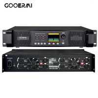 Amplificateur de puissance DSP Gooermi Classe D 2/4 canaux 600W/1000W, montage en rack, amplificateur PA professionnel pour scène, église, concert