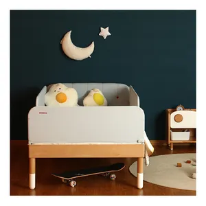 Chocchick 새로운 디자인 및 고품질 어린이 날 침대 나무 사이드 레일 보호 아기 안티 가을 침대 가드 울타리 범퍼