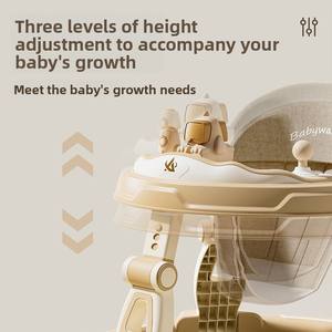 Andador <span class=keywords><strong>de</strong></span> bebé <span class=keywords><strong>de</strong></span> música <span class=keywords><strong>de</strong></span> altura ajustable con manillar <span class=keywords><strong>de</strong></span> asiento <span class=keywords><strong>de</strong></span> ruedas - Product Image 5