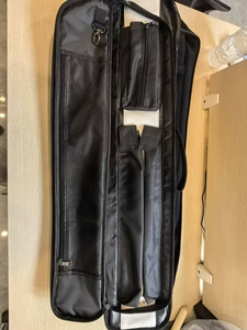 Échantillon gratuit, Vente en gros usine, Livraison rapide, Étui de queue de billard 1/2 pour 9 boules, 6 emplacements, rembourrage épais et souple, avec bandoulière - Product Image 6