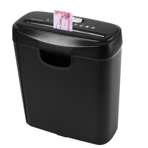 Déchiqueteuse électrique miniature S606, coupe croisée, papier, cartes, CD, capacité 11L, destructeur de documents de bureau - Product Image 5