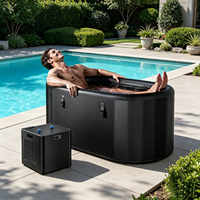 Baignoire froide gonflable portable en gros pour bain de glace extérieur, hôtel et salle de bain