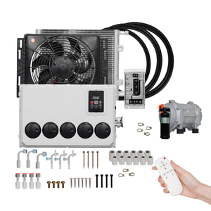 Aire Acondicionado Eléctrico Barato para Debajo del Tablero, Compresor de Aire de CC 12V 24V para RV, <span class=keywords><strong>Furgonetas</strong></span>, Coches Clásicos y Camionetas - Product Image 3