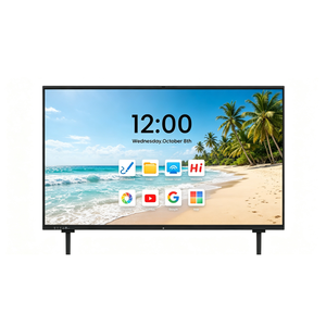 กระดานไวท์บอร์ดอัจฉริยะดิจิทัล 4K ขนาด 65 นิ้ว รองรับการสัมผัสหลายจุด 20 จุด ระบบปฏิบัติการคู่ Android และ Windows สำหรับการศึกษาในห้องเรียน รองรับ OEM - Product Image 1