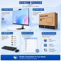PC Todo en Uno Médico de 27 Pulgadas, Core I5, 8GB, 256GB SSD, Sin Ventilador, Pantalla IPS LCD, Silencioso, OEM, AIO, de Escritorio