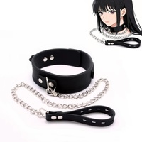 Collier de chien personnalisé pour cosplay d'esclave, collier de flirt, accessoires de bondage BDSM, collier en silicone