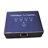 Divisor de Internet RJ45 de Alta Velocidad de 1000 Mbps, Adaptador de Red RJ45 de 1 a 4, Conmutador Ethernet de 1 a 4 Dispositivos, Concentrador Ethernet de 1000 Mbps