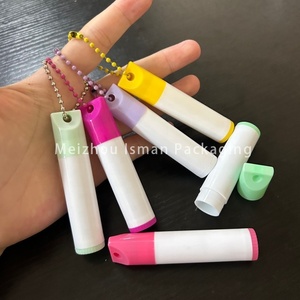 <span class=keywords><strong>Tube</strong></span> <span class=keywords><strong>de</strong></span> baume à lèvres rond en forme <span class=keywords><strong>de</strong></span> cœur pour enfants, personnalisable ISMAN, 3,5 g, multicolores, pour cosmétiques, avec trou pour porte-clés - Product Image 4