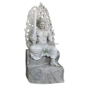 Estatua de pie de Buda para exteriores, escultura de pie de gran piedra Natural para jardín, Acala Fudo Acalanatha