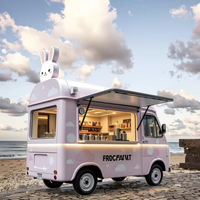 Petites remorques de food truck avec cuisines complètes pour la vente de glaces, de snacks, de hot-dogs et de fast-food - pour l'Allemagne