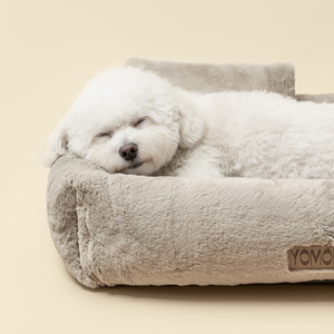 Soft Cloud Grey Orthopedic Dog Bed Washable <strong>Pet</strong> <strong>Sofa</strong> with Bolster for Small Medium Large Dogs and Cats Factory Wholesale - Product Image 2