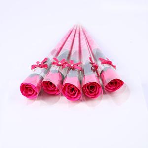 Hoa hồng xà phòng nhân tạo bán chạy, một cành, đóng gói PVC, có mùi thơm, hoa hồng kim cương dành cho ngày lễ tình nhân - Product Image 6