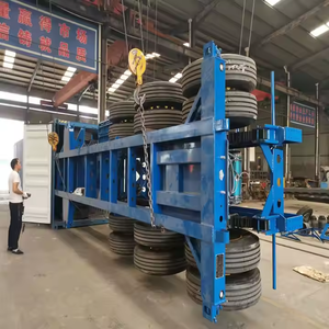 Hidráulico 4 Axle 60ton Gooseneck Low Boy 100 Ton Semi Trailer Precio 60ton y 100ton Lowboy Trailers - Product Image 5