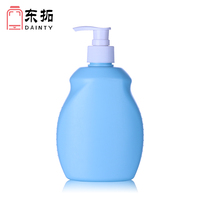 Bouteille de gel douche pour enfants, pompe en plastique HDPE, corps personnel, cheveux, soins de la peau, shampoing, savon, produits de salle de bain en gros, bouteille