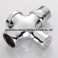 Valve de chasse d'eau WC à pression manuelle, quatre voies, à action retardée, luxe, gamme de pression 015
