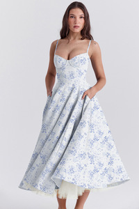 Ohsisa 2025 Abito Estivo da <span class=keywords><strong>Principessa</strong></span> di Alta Gamma, <span class=keywords><strong>Vestito</strong></span> Casual da <span class=keywords><strong>Donna</strong></span> con Doppio Strato in Tulle Francese e Ampia Gonna a Ruota - Product Image 5