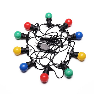 Catena di Luci LED G50 24V 5M <span class=keywords><strong>con</strong></span> 10 Lampadine, Illuminazione Decorativa per Esterni, Natale, Tende, Campeggio e Giardino - Product Image 3