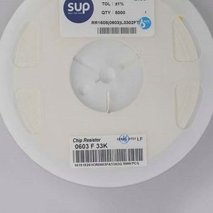 Factory Direct RR1608 0603L3302FT 0603 1608 Resistors Chip Resistors SMD Resistors 33Kohm 1% 1/10W Thick Film Resistor - Product Image 1