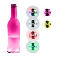 Autocollant LED en EVA approuvé CE RoHS, sous-verre LED, lumière LED pour bouteille