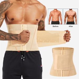 Ceinture de gymnastique pour hommes Perte de poids Fitness Sauna <span class=keywords><strong>Waist</strong></span> Trainer Colombia Body Shaper Corset Sweat Belt <span class=keywords><strong>Waist</strong></span> Trainer avec sangles - Product Image 2