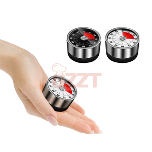 Temporizador giratorio para cocina, dispositivo magnético mecánico con alarma fuerte para hornear y barbacoa, cuenta atrás <span class=keywords><strong>Visual</strong></span> de 60 minutos - Product Image 4