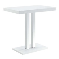 Matériau MDF de haute qualité avec peinture haute brillance Table de bar avec table de cocktail au design moderne et élégant pour la maison ou les événements