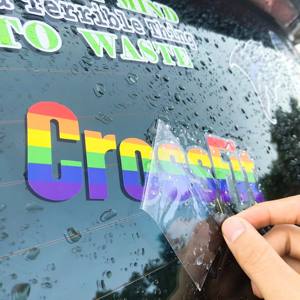 맞춤형 비닐 재미 장식 범퍼 자동차 데칼 사용자 정의 로고 배지 자동 스포츠 스티커 자동차 도어 바디 창 앞 유리 자동차 S - Product Image 4