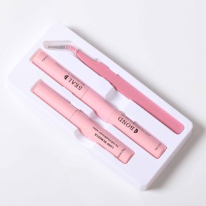Kit de cils en grappe DIY en gros, extensions de cils réutilisables effet œil de chat naturel et vaporeux avec colle et fixateur, logo personnalisé - Product Image 5