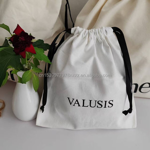 Thân Thiện Với Môi Tùy Chỉnh Đồ Trang Sức Túi 100% Hữu Cơ Bông Vải <span class=keywords><strong>Pouch</strong></span> Bông Nhỏ Dây Kéo Túi Với Logo Cho Quà Tặng Bao Bì - Product Image 6